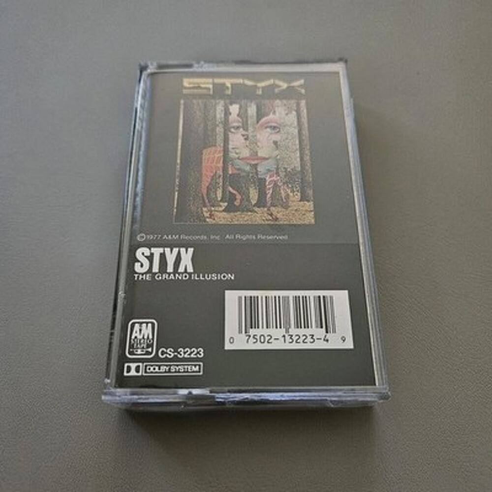 Stix Grand Illusion Cassette Tape A&M CS-3223 1977 Arena Rock Physical Music
